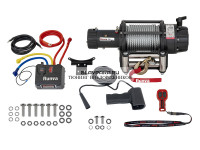 Лебёдка автомобильная электрическая 12V Runva 18000 lbs влагозащищенная, стальной трос