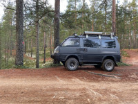 Силовой бампер передний АМЗ для Mitsubishi Delica 1986-1999