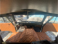 Обивка кабины УАЗ 452, Буханка (винилкожа, поролон, ватин) коричневый ромб, 8 предметов