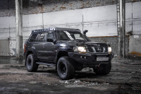 Багажник экспедиционный STC Nissan Patrol Y61 ШТОРКА с дальним светом