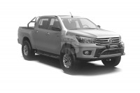 Шноркель аэродинамический Trucks MS для Toyota Hilux 2015+