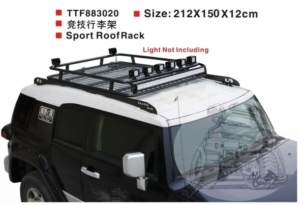 Багажник цельносварной металлический Toyota FJ Cruiser 2006- 212х150x12 см TTF883020