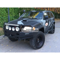 Расширители колёсных арок Fenders для Mitsubishi Pajero Sport I 1998-2007 (под силовой бампер)