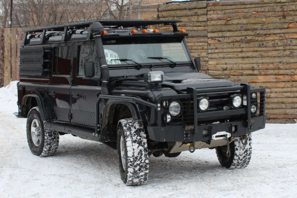 Багажник-площадка экспедиционный алюминиевый KDT для Land Rover Defender 110