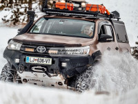 Силовой бампер передний RIVAL алюминиевый Toyota Hilux Revo 2015-2019 (без ПТФ) 2D.5701.1.B-NL