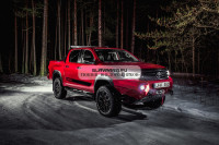 Силовой бампер передний RIVAL алюминиевый Toyota Hilux Revo 2015-2019 (без ПТФ) 2D.5701.1.B-NL