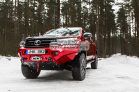 Силовой бампер передний RIVAL алюминиевый Toyota Hilux Revo 2015-2019 (без ПТФ) 2D.5701.1.B-NL