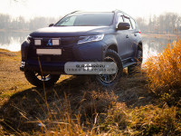 Силовые пороги STC для Mitsubishi Pajero Sport 2016-2020