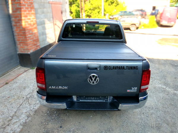 Жесткая четырехсекционная крышка HAL STANDART для Volkswagen Amarok 2011+