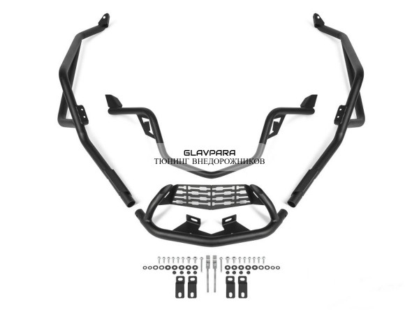 Передний бампер с боковой защитой RIVAL для BRP Ski-doo Skandic WT (2021-) + крепеж