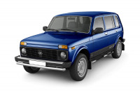 Защита порогов с накладками диаметром 63 мм (НПС) LADA 4x4 2131 c 1995