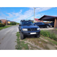 Передний силовой бампер АМЗ для Nissan Patrol Y61 1997-2005 (серия Л)