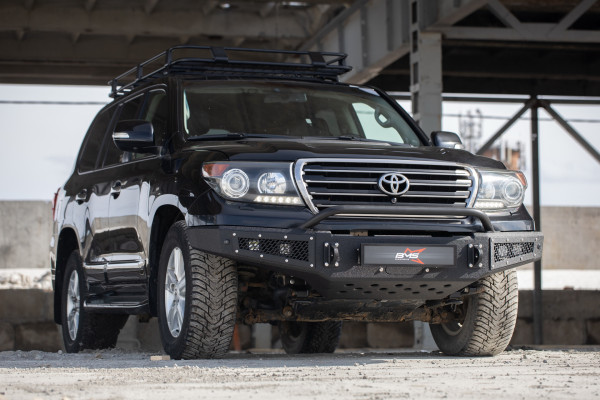 Бампер передний силовой из труб BMS для Toyota Land Cruiser 200