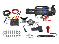 Лебёдка автомобильная электрическая 12V Runva 18000 lbs влагозащищенная, синтетический трос