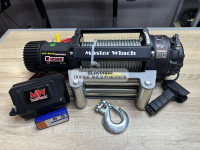 Лебедка электрическая автомобильная Master Winch E12500 12V 5670 кг со стальным тросом IP68