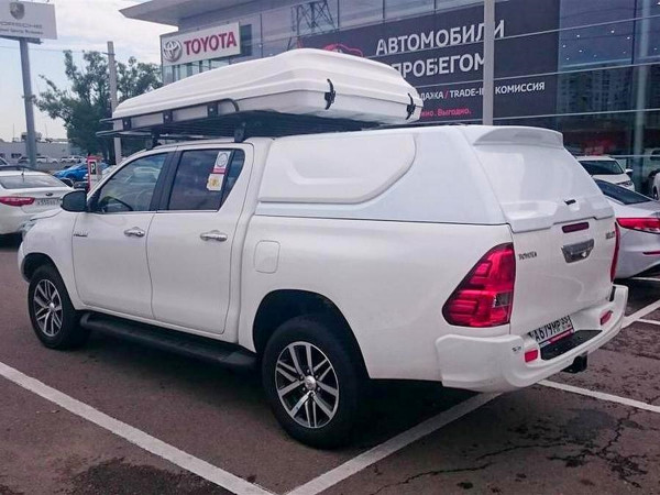 Кунг ABC-Дизайн для Toyota Hilux с 2015 белый (3 двери)