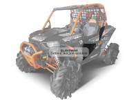 Нижние половины дверей RIVAL для Polaris RZR XP 1000 (2014-) + комплект крепежа