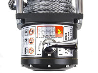 Лебедка электрическая 12V Electric Winch 12000lbs / 5443 кг IP66 стальной трос 8,5х18