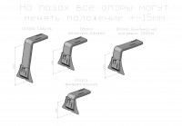 Багажник экспедиционный РИФ 1500х2200 мм для УАЗ Буханка