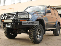 Передний силовой бампер АМЗ для Toyota Land Cruiser 80 (серия С)