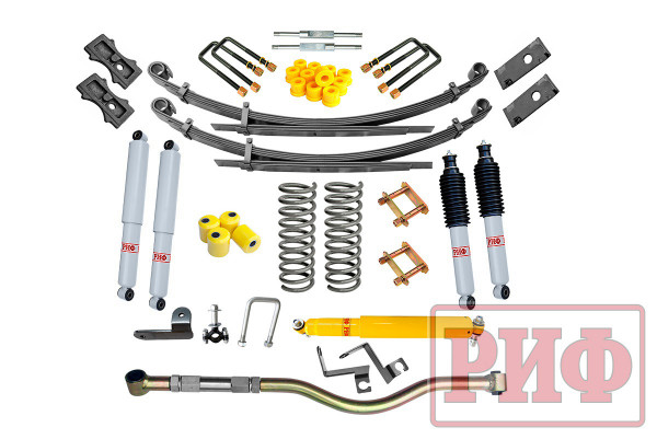 Лифт-комплект РИФ газовый УАЗ Патриот 2019+ лифт 30 мм мягкий