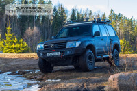 Силовой бампер передний АМЗ для Toyota Land Cruiser 105 (серия Рино)