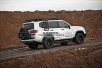 Пороги силовые BMS Slim для Toyota Land Cruiser 300