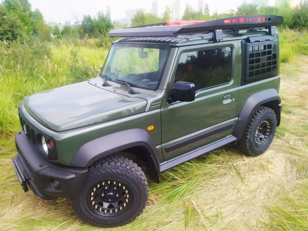 Багажник аэродинамический алюминиевый KDT для Suzuki Jimny