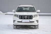 Защита переднего бампера одинарная диаметром 63мм (НПС) Toyota LAND CRUISER PRADO 150 с 2017