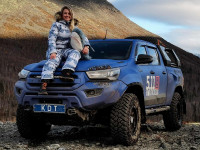 Передний бампер усиленный с местом под лебедку Toyota Hilux 2015-