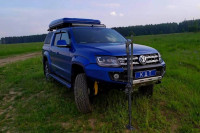 Передний силовой бампер композитный KDT для Volkswagen Amarok