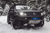 Передний силовой бампер композитный KDT для Volkswagen Amarok