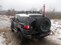 Калитка крепления запасного колеса II поколения KDT для Toyota FJ Cruiser