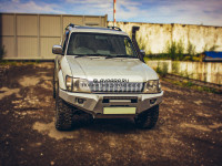 Бампер силовой передний STC тип Revo Toyota Land Cruiser Prado 95 с защитной дугой, ПТФ и балкой дальнего света