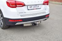 Фаркоп PT GROUP для HAVAL H6 с 2014 - съемный квадрат, нагрузки: 1500/100 кг (без электрики в комплекте)