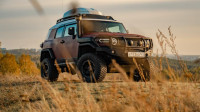 Передний силовой бампер АМЗ для Toyota FJ Cruiser (серия Р)