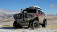 Передний силовой бампер АМЗ для Toyota FJ Cruiser (серия Р)