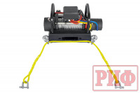 Лебёдка переносная РИФ 10000S c площадкой и проводами (стальной трос)