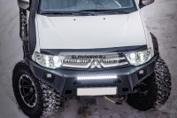 Бампер силовой передний STC тип Revo Mitsubishi Pajero Sport 2008-2015/L200 2013-2015 c противотуманными фарами