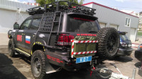 Багажник экспедиционный алюминиевый KDT для Toyota Land Cruiser 200