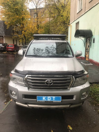 Багажник экспедиционный аэродинамический алюминиевый KDT для Toyota Land Cruiser 200