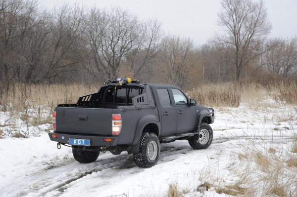 Задний силовой бампер KDT для Mazda BT50 / B2500 под лебедку