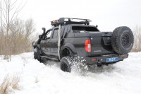 Задний силовой бампер KDT для Nissan Navara D40 под лебедку