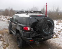 Задний силовой бампер KDT для Toyota FJ Cruiser