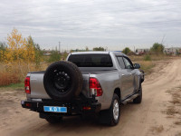 Задний силовой бампер KDT для Toyota Hilux 2015+ под лебедку