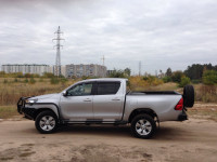 Задний силовой бампер KDT для Toyota Hilux 2015+ под лебедку