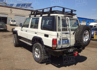 Задний силовой бампер KDT для Toyota Land Cruiser 76 2007+ под лебедку