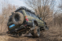 Задний силовой бампер KDT для Toyota Land Cruiser 80