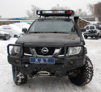 Алюминиевый передний силовой бампер KDT для Nissan Navara D40 и Pathfinder R51