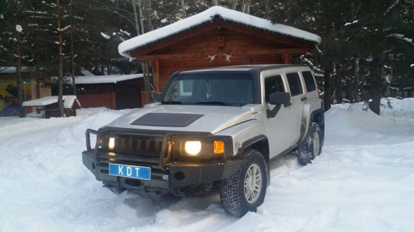 Передний силовой бампер KDT для HUMMER H3